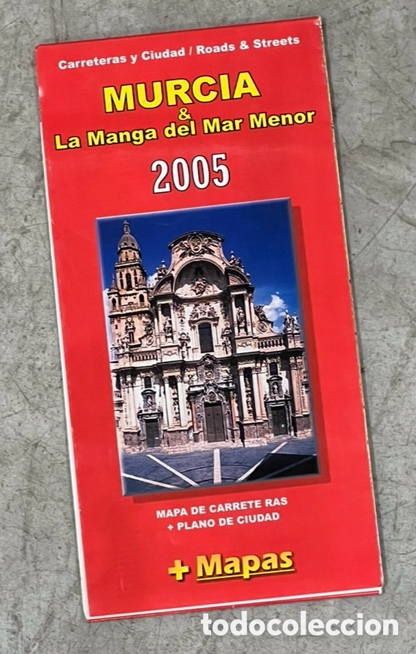 Mapas contempor&aacute;neos: Mapa. Murcia & La Manga del Mar Menor. Carreteras y Ciudad. Edi-Art. 2005.