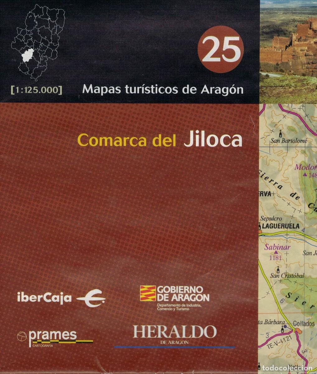 Mapas contempor&aacute;neos: Comarca del Jiloca. Escala 1:125.000 / Mapas tur&iacute;sticos de Arag&oacute;n 25