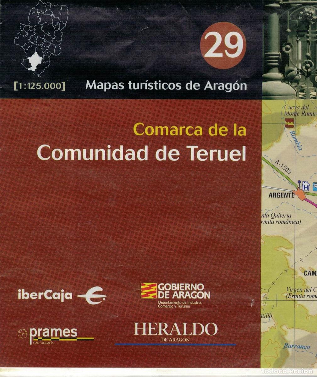 Mapas contempor&aacute;neos: Comarca de la Comunidad de Teruel. Escala 1:125.000 / Mapas tur&iacute;sticos de Arag&oacute;n 29