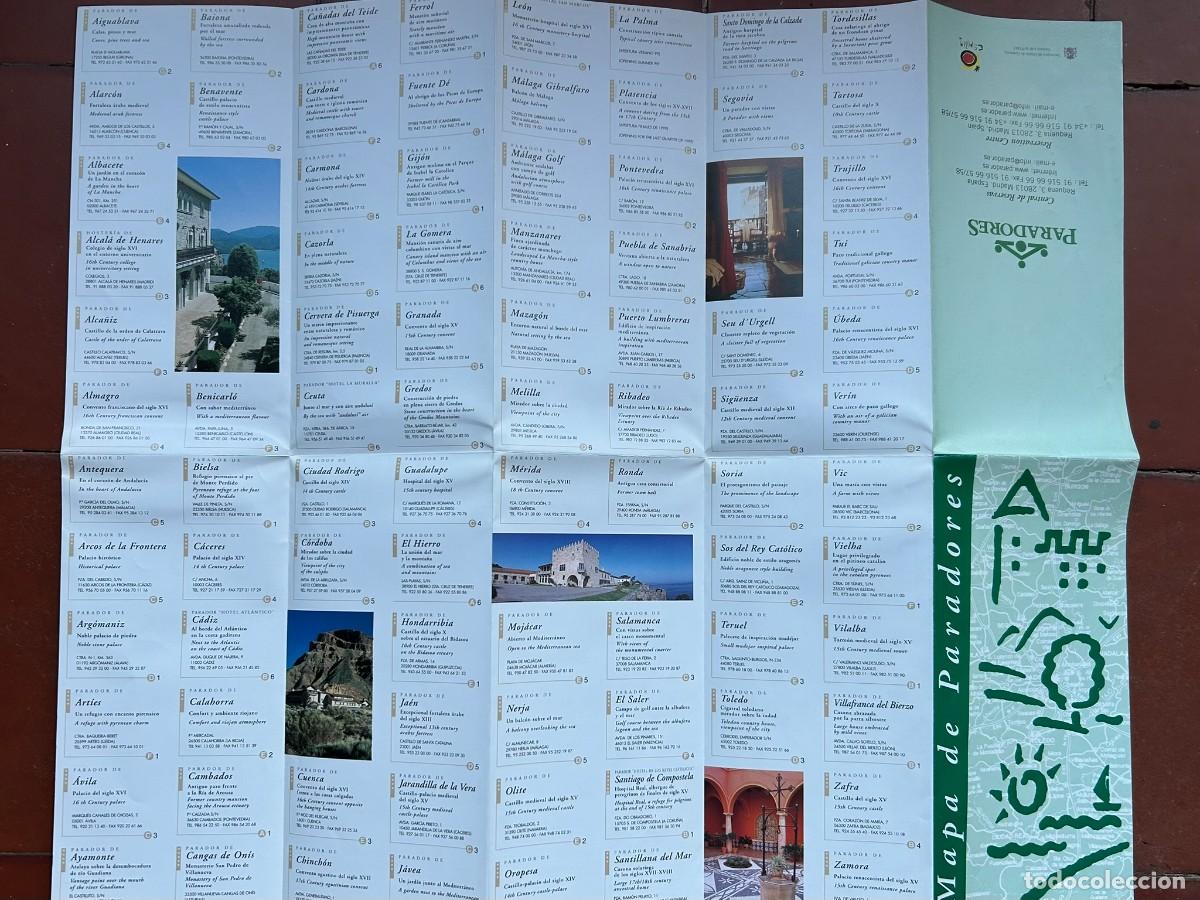 Mapas contempor&aacute;neos: MAPA DE PARADORES - ESPA&Ntilde;A - 1999 - Foto 3