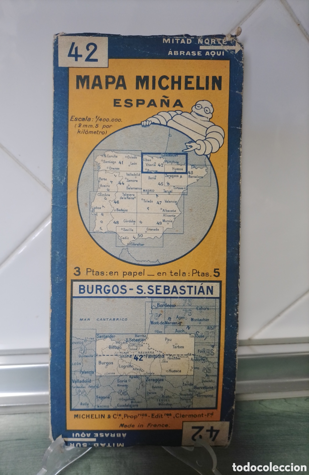 Mapas contempor&aacute;neos: Mapa Michelin Espa&ntilde;a 42