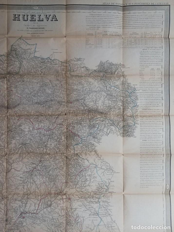 Mapas contempor&aacute;neos: Mapa de la provincia de Huelva de 1869 - Foto 2