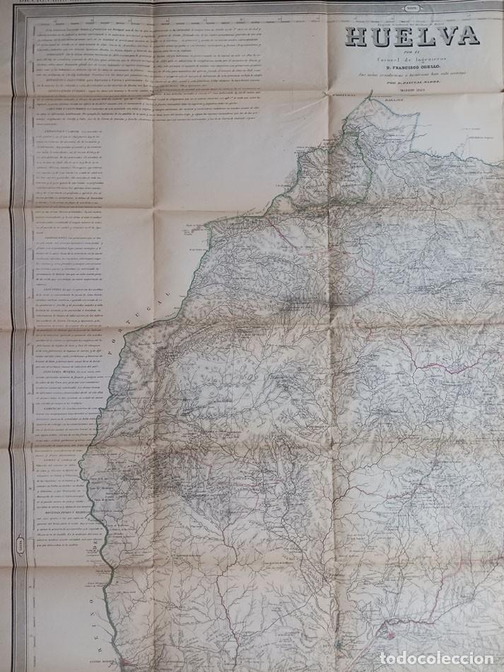 Mapas contempor&aacute;neos: Mapa de la provincia de Huelva de 1869 - Foto 3