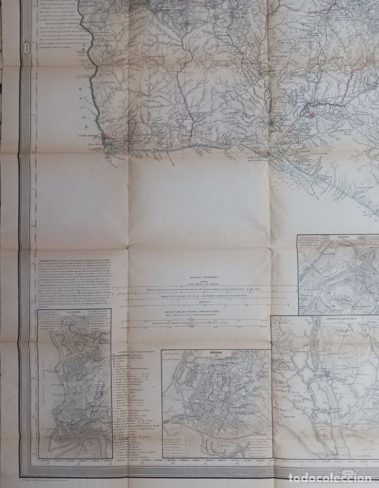 Mapas contempor&aacute;neos: Mapa de la provincia de Huelva de 1869 - Foto 4