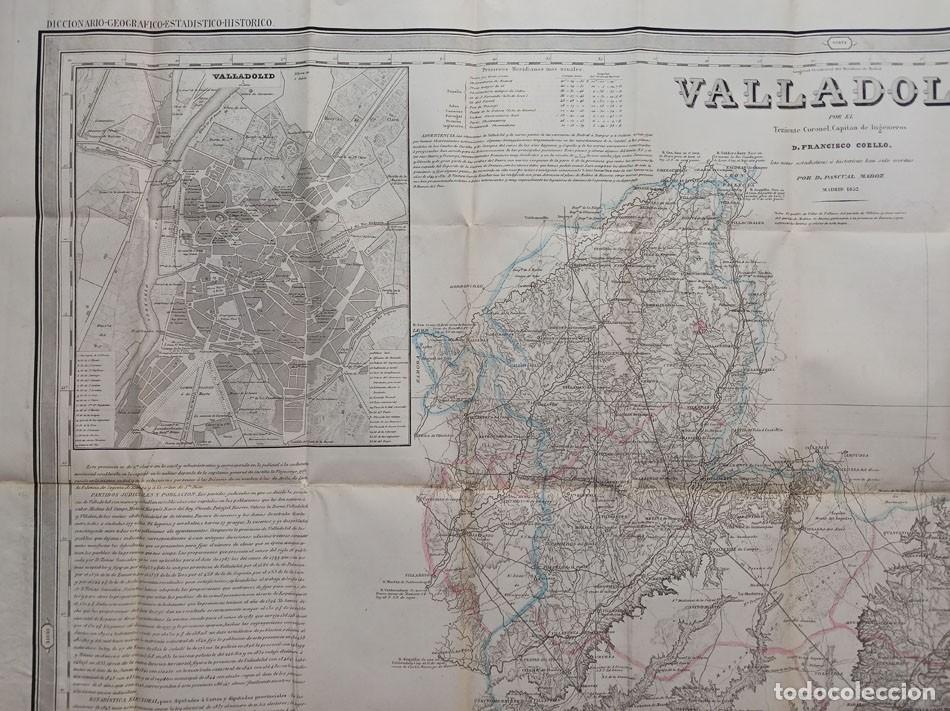 Mapas contempor&aacute;neos: Mapa de la provincia de Valladolid 1852 - Foto 3