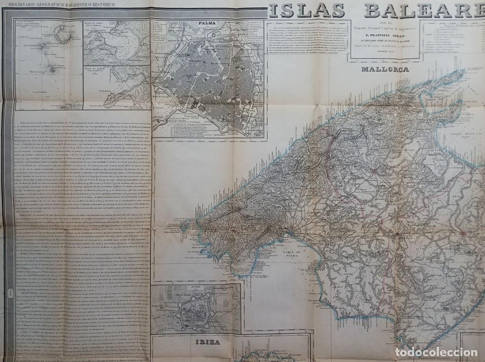 Mapas contempor&aacute;neos: Mapa de Baleares de 1851 - Foto 3