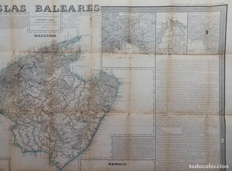 Mapas contempor&aacute;neos: Mapa de Baleares de 1851 - Foto 5