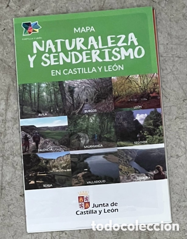 Mapas contempor&aacute;neos: Mapa. Naturaleza y Senderismo en Castilla y Le&oacute;n. 2021.