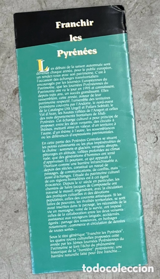Mapas contempor&aacute;neos: Mapa. Cruzar los Pirineos. 1997. - Foto 2