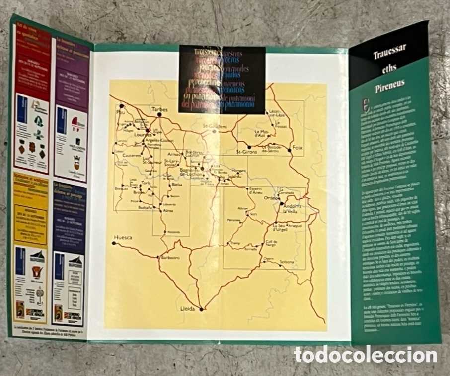 Mapas contempor&aacute;neos: Mapa. Cruzar los Pirineos. 1997. - Foto 3