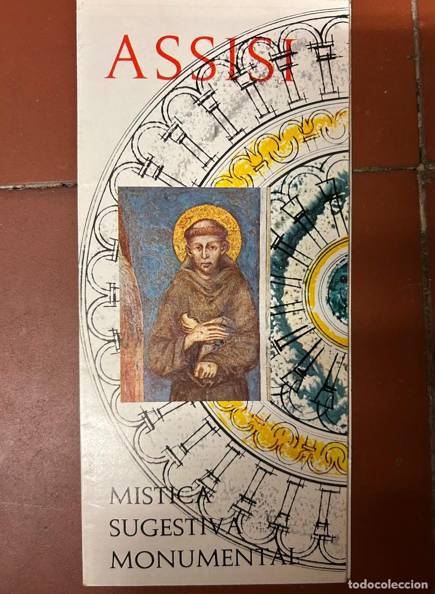 Mapas contempor&aacute;neos: ASSISI MISTICA SUGESTIVA MONUMENTAL - ITALIA - MAPPA GUIDA - c. 1986 VERSI&Oacute;N EN ESPA&Ntilde;OL