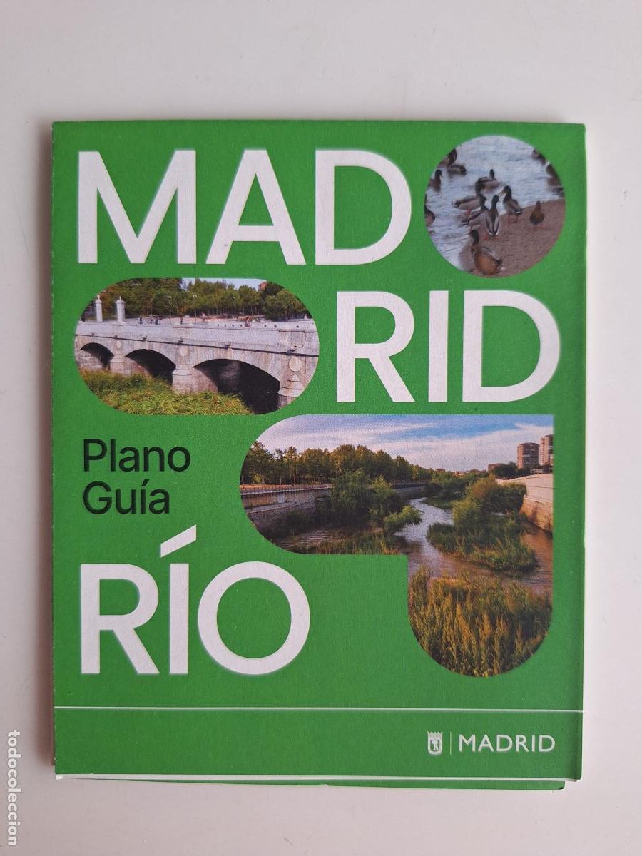 Mapas contempor&aacute;neos: Plano gu&iacute;a Madrid R&iacute;o Espacios verdes Paseos Urbanismo Ecoturismo