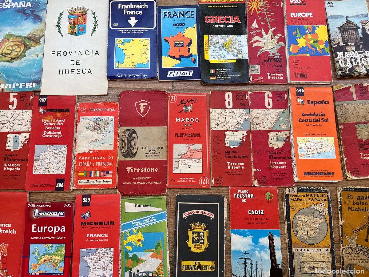 Mapas contempor&aacute;neos: ESPECTACULAR LOTE DE MAPAS MICHELIN Y FIRESTONE