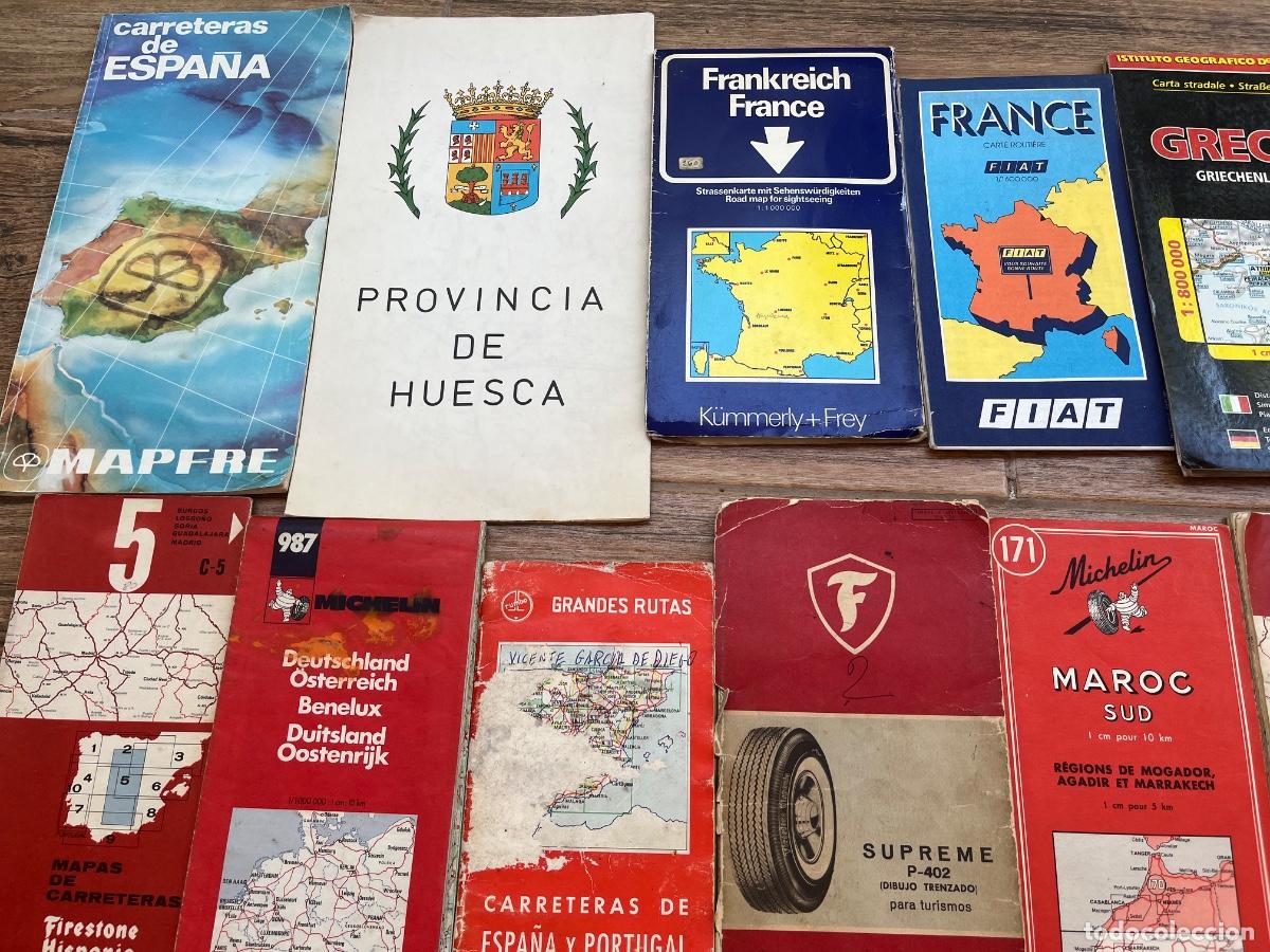 Mapas contempor&aacute;neos: ESPECTACULAR LOTE DE MAPAS MICHELIN Y FIRESTONE - Foto 2