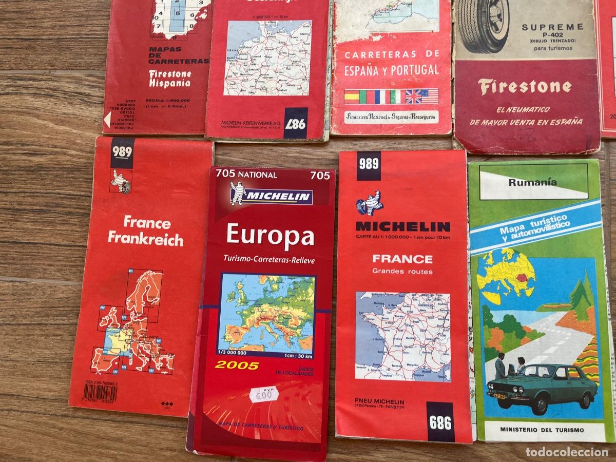 Mapas contempor&aacute;neos: ESPECTACULAR LOTE DE MAPAS MICHELIN Y FIRESTONE - Foto 4