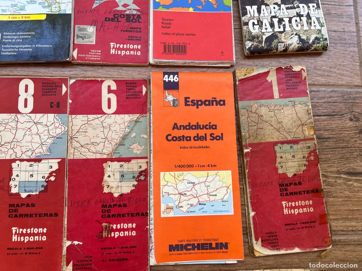Mapas contempor&aacute;neos: ESPECTACULAR LOTE DE MAPAS MICHELIN Y FIRESTONE - Foto 6