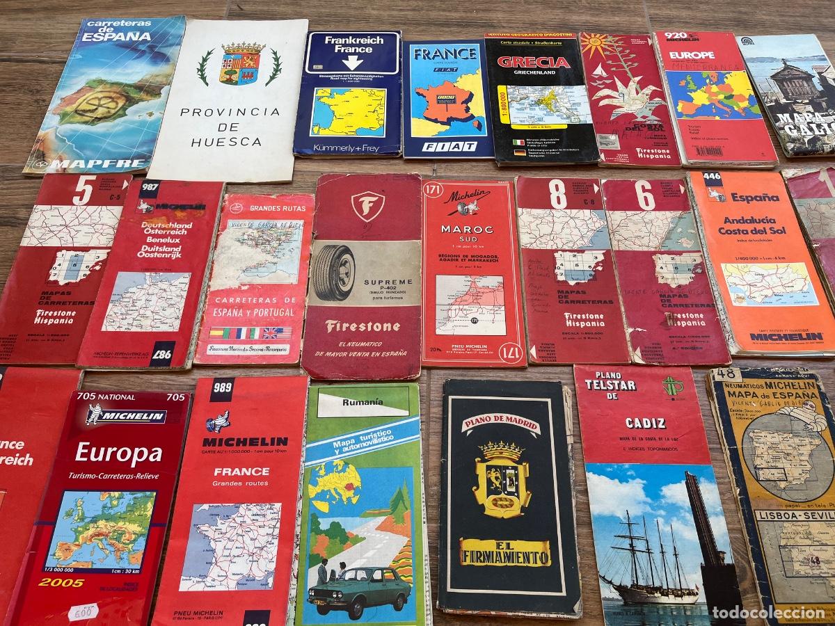 Mapas contempor&aacute;neos: ESPECTACULAR LOTE DE MAPAS MICHELIN Y FIRESTONE - Foto 9