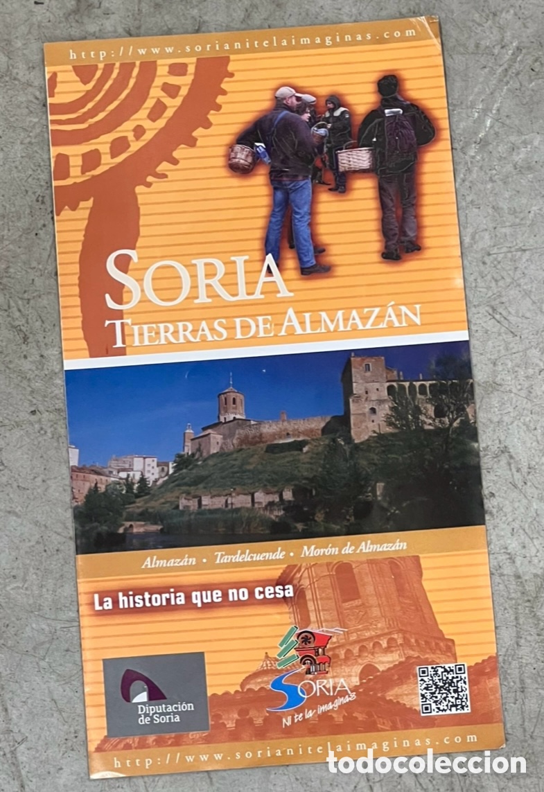 Mapas contempor&aacute;neos: Mapa. Soria. Tierras de Almaz&aacute;n. Castilla y Le&oacute;n. 2001.