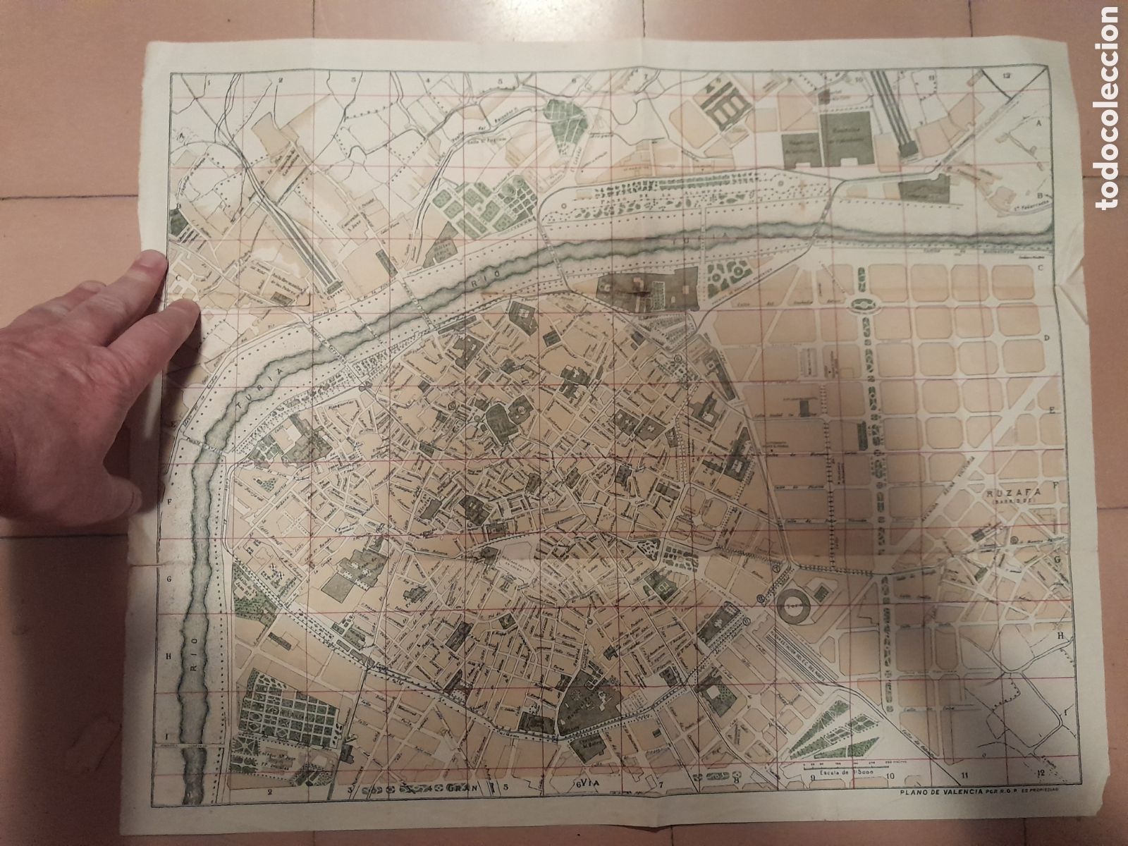 Mapas contempor&aacute;neos: Mapa de valenci a&ntilde;os 20/30