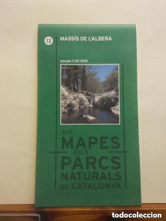 Mapas contempor&aacute;neos: MAPA - MASS&Iacute;S DE L'ALBERA. ESCALA 1 30.000 - ELS MAPES DELS PARCS NATURALS DE CATALUNYA