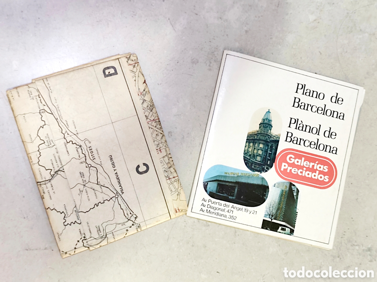 Mapas contempor&aacute;neos: Planos antiguos Barcelona. 1966 y 1983
