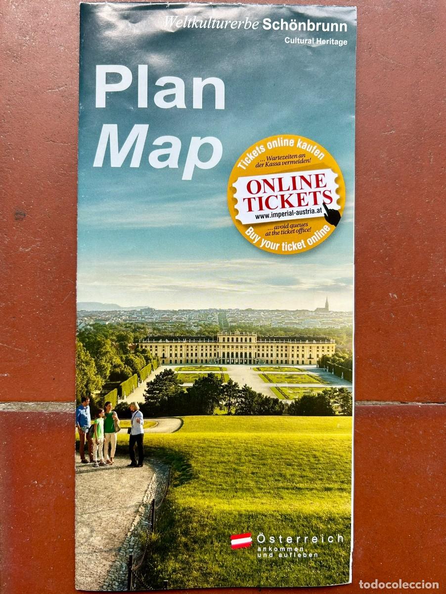 Mapas contempor&aacute;neos: PLAN MAP SCH&Ouml;NBRUNN - &Ouml;STERREICH - CULTURAL HERITAGE - 2017