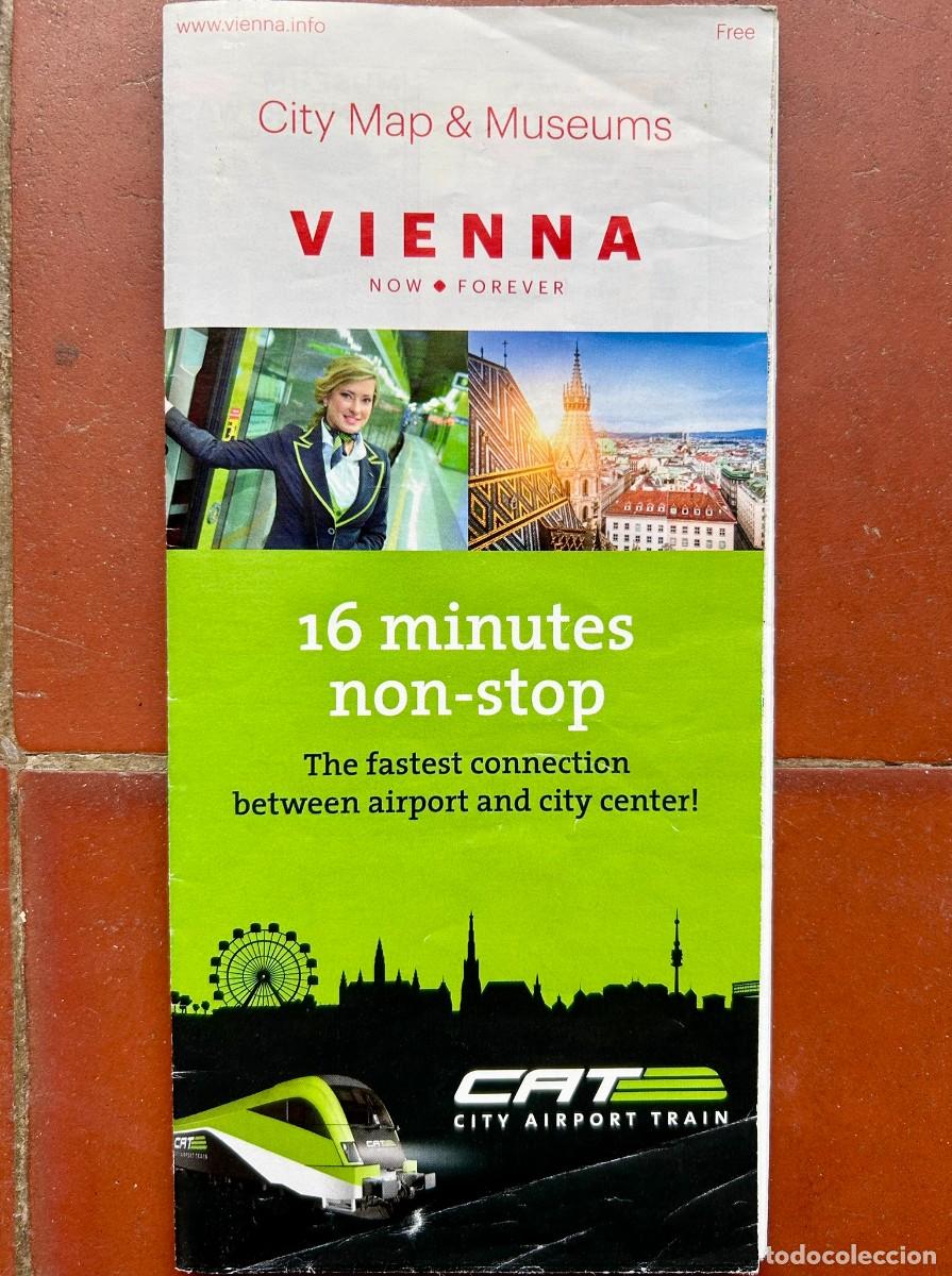 Mapas contempor&aacute;neos: VIENNA - &Ouml;STERREICH - CITY MAP & MUSEUMS - 2017