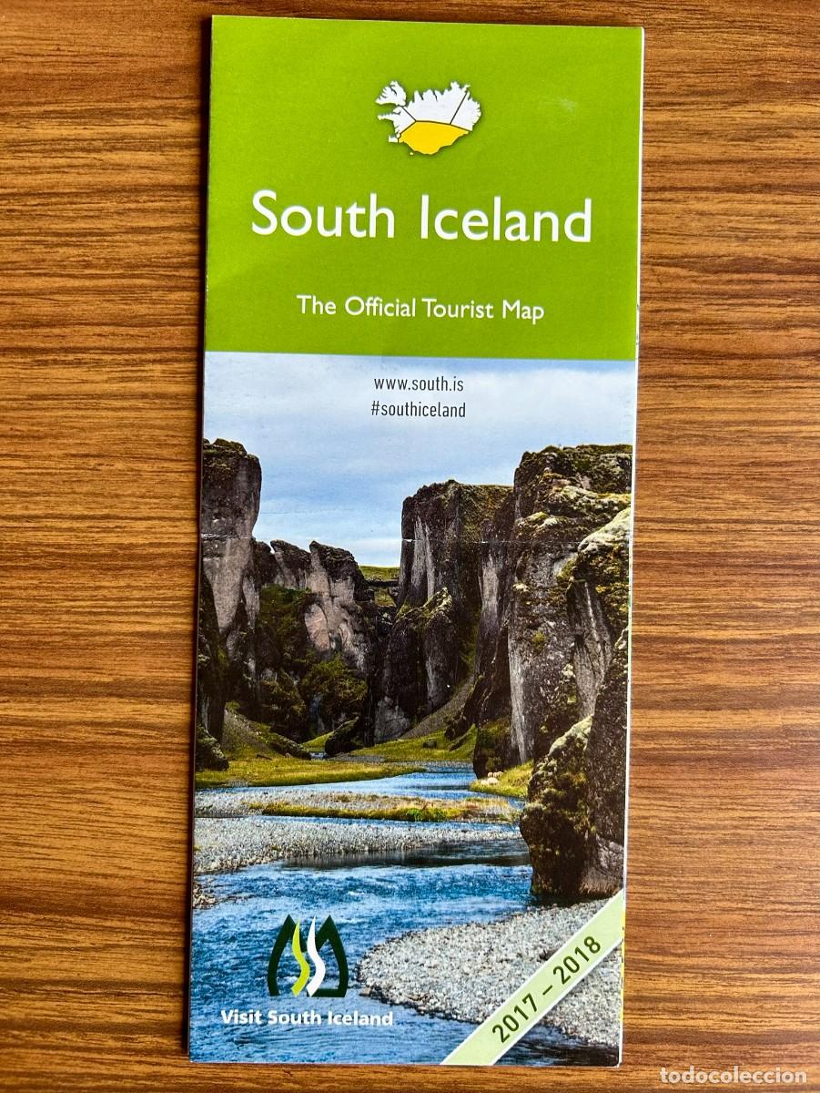 Mapas contempor&aacute;neos: SOUTH ICELAND - THE OFFICIAL TOURIST MAP 2017-2018