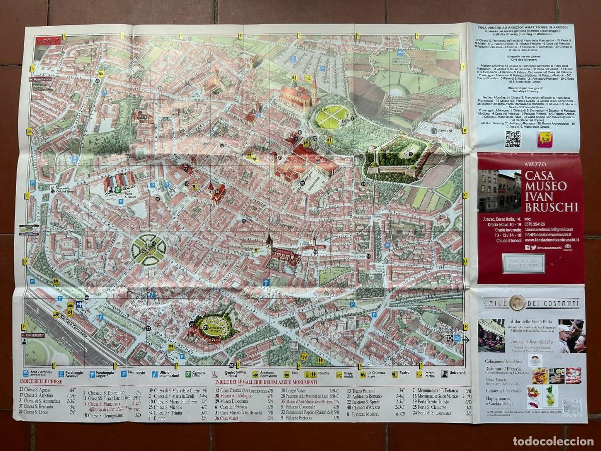 Mapas contempor&aacute;neos: AREZZO- LA MAPPA - THE MAP - VISIT AREZZO - Foto 2