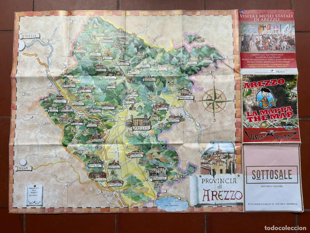 Mapas contempor&aacute;neos: AREZZO- LA MAPPA - THE MAP - VISIT AREZZO - Foto 3