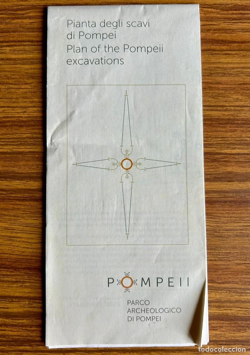 Mapas contempor&aacute;neos: PIANTA DEGLI SCAVI DI POMPEI - PLAN OF THE POMPEII EXCAVATIONS - PARCO ARCHEOLOGICO