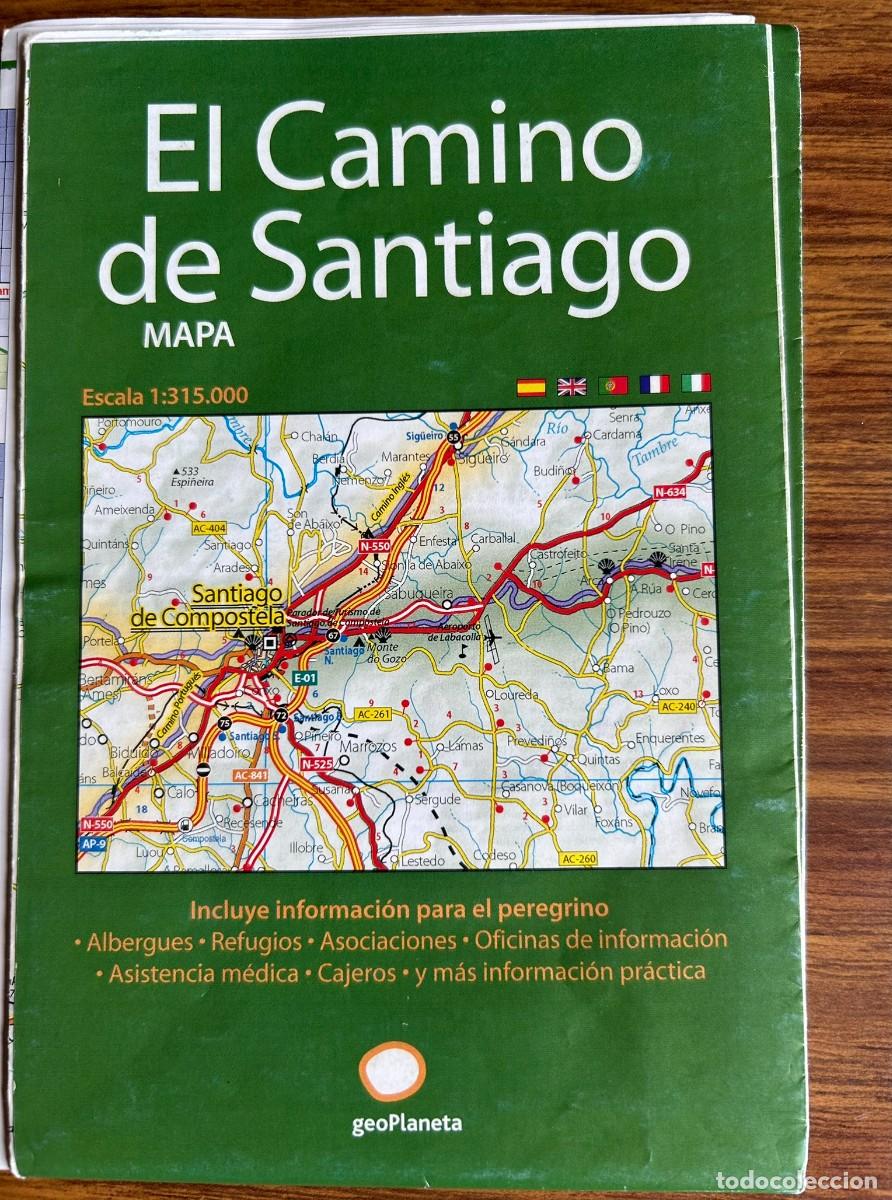 Mapas contempor&aacute;neos: MAPA CAMINO DE SANTIAGO ESCALA 1:315.000 - GEOPLANETA - 2009 2&ordf; EDICI&Oacute;N