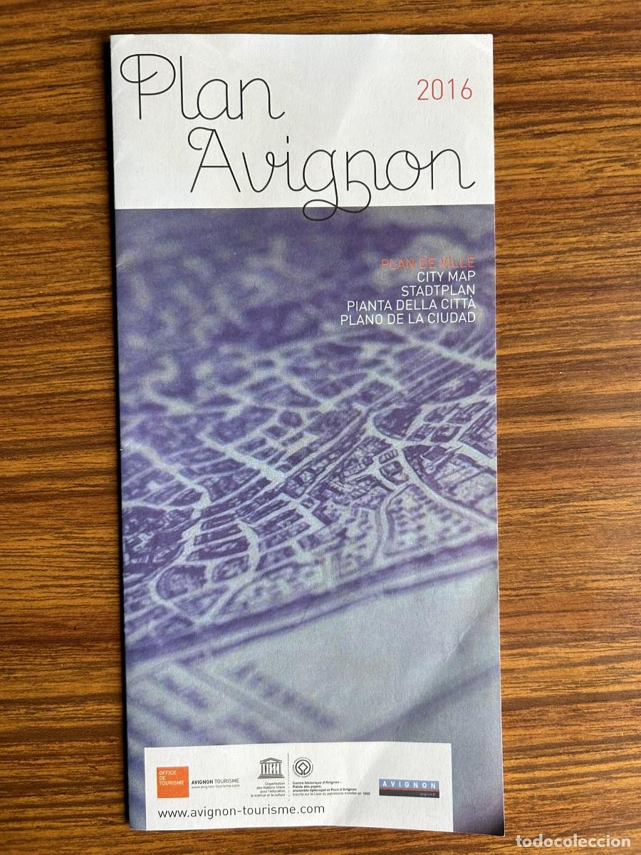 Mapas contempor&aacute;neos: PLAN AVIGNON FRANCE 2016 - PLAN DE VILLE - CITY MAP - STADTPLAN - PLANO DE LA CIUDAD