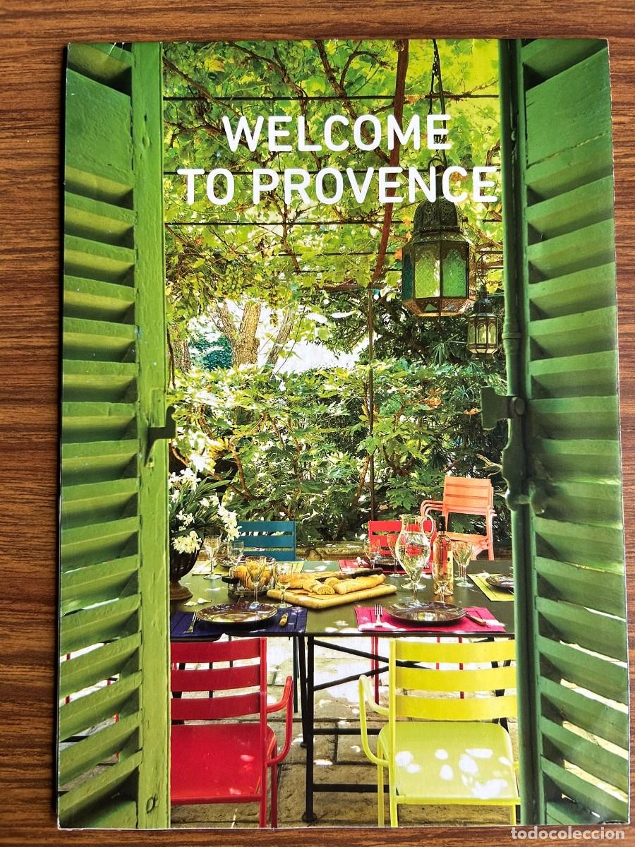 Mapas contempor&aacute;neos: WELCOME TO PROVENCE - TOURIST MAP - FRANCE