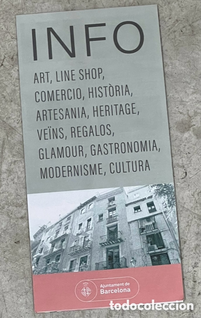 Mapas contempor&acirc;neos: Mapa. Info Art, Line Shop, Comercio &hellip; Barcelona.