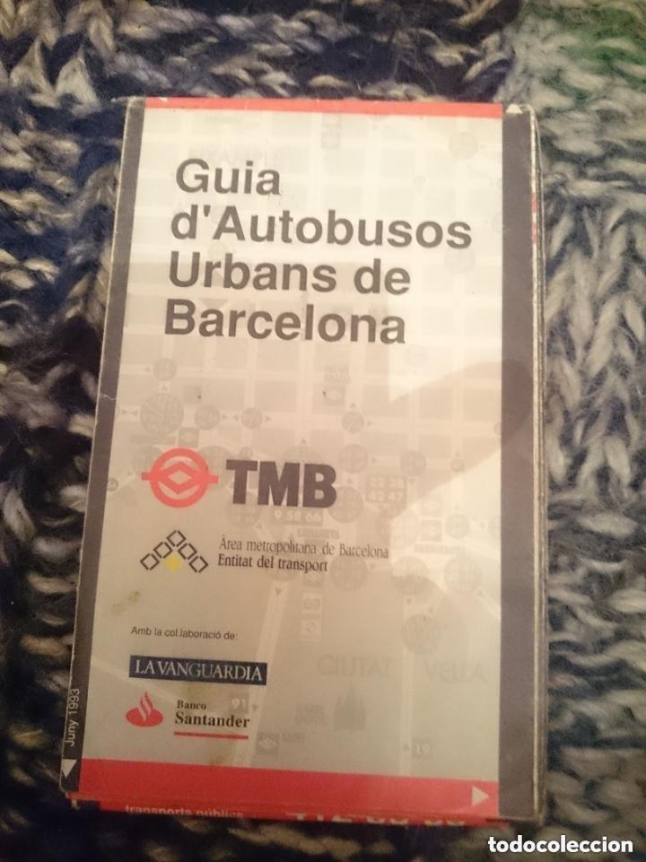 Mapas contempor&aacute;neos: GUIA D&acute;AUTOBUSSOS DE BARCELONA - JUNIO 1993