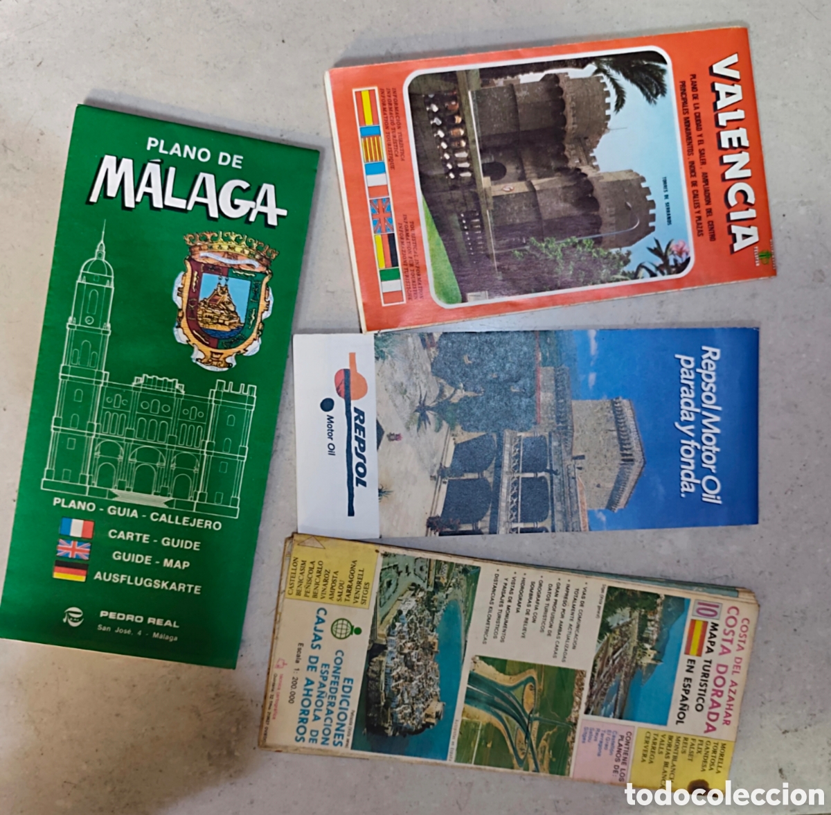 Mapas contempor&aacute;neos: Lote planos a&ntilde;os 70 y 80. Muy bien conservados