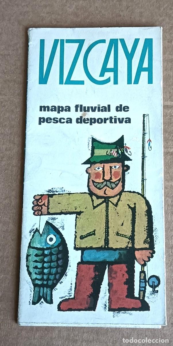 Mapas contempor&aacute;neos: Vizcaya mapa fluvial de pesca deportiva Medida