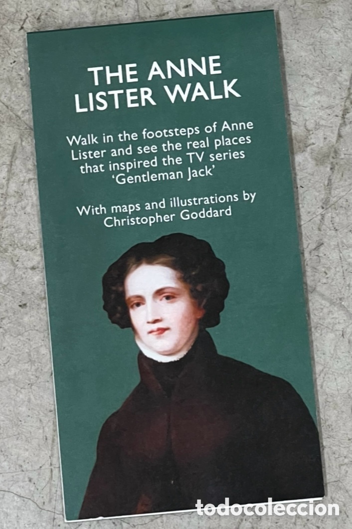 Mapas contempor&aacute;neos: Mapa. Shibden Hall. The Anne Lister Walk. Con ilustraciones. UK.