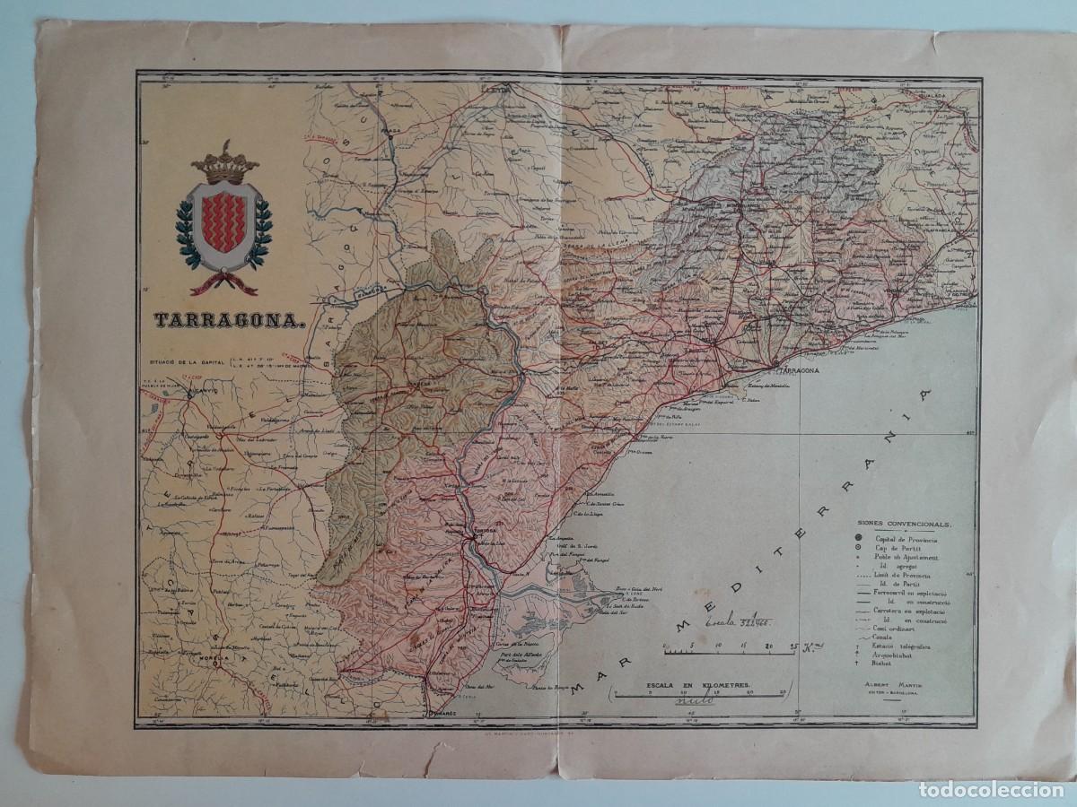 Mapas contempor&aacute;neos: MAPA TARRAGONA (c.1920)
