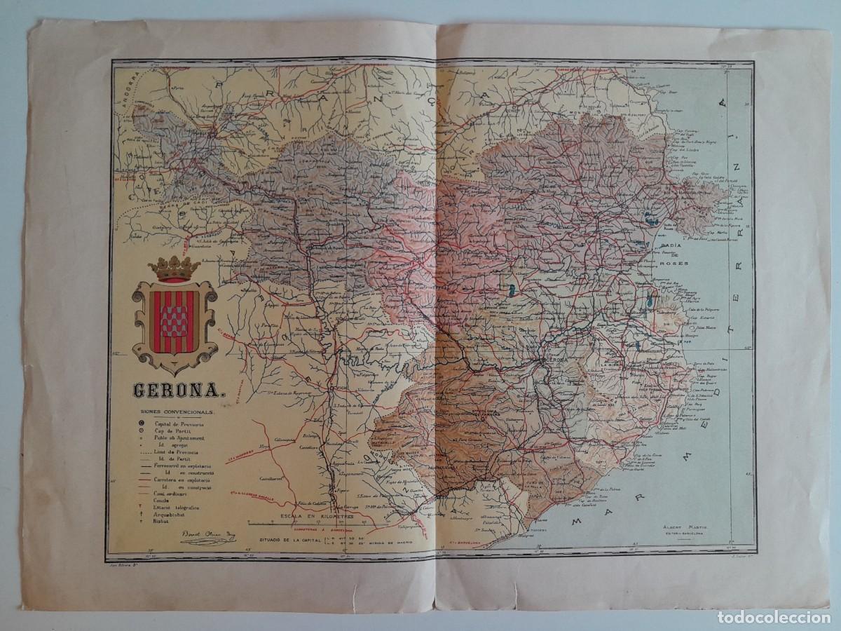 Mapas contempor&aacute;neos: MAPA GIRONA (c.1920)