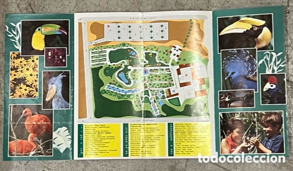 Mapas contempor&aacute;neos: Mapa. Parque de Aves EL RETIRO. M&aacute;laga. - Foto 3