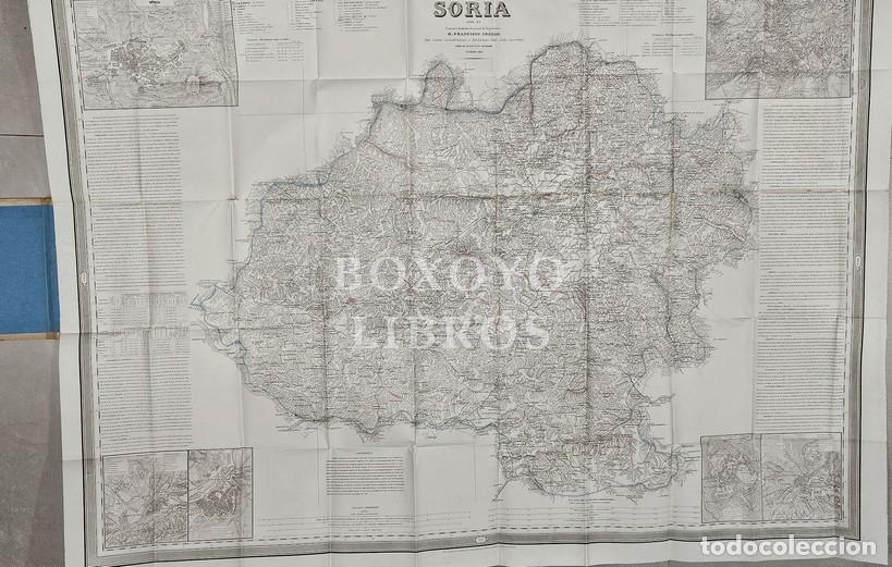 Mapas contempor&aacute;neos: COELLO, Francisco. Atlas de Espa&ntilde;a y sus posesiones de ultramar. Soria. 1860