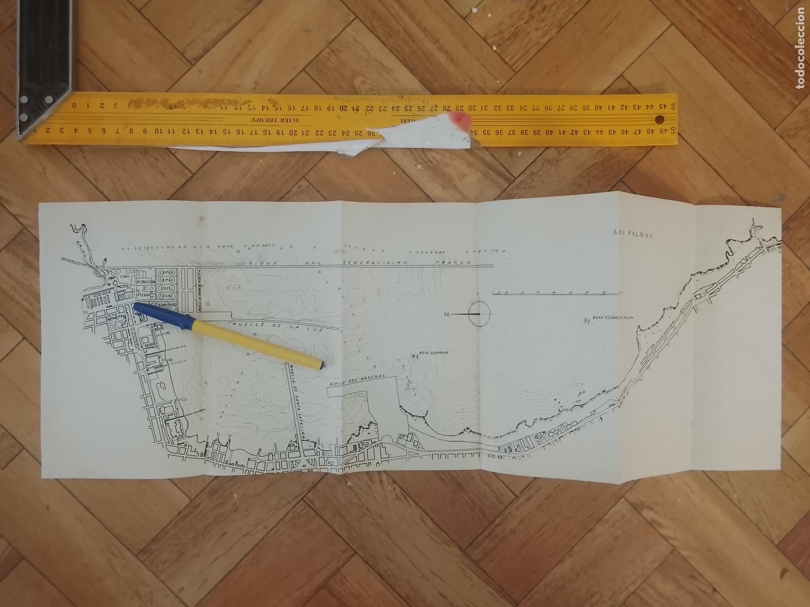 Mapas contempor&aacute;neos: PLANTILLA PLANO MAPA DESPLEGABLE MUELLE PUERTOS DE ESPA&Ntilde;A NAUTICA MARINA - LAS PALMAS