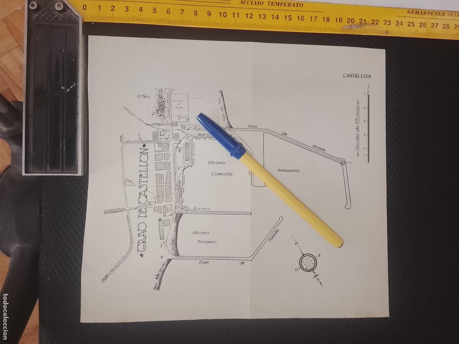 Mapas contempor&aacute;neos: PLANTILLA PLANO MAPA DESPLEGABLE MUELLE PUERTOS DE ESPA&Ntilde;A NAUTICA MARINA - GRAO DE CASTELLON