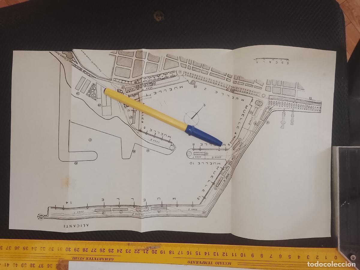 Mapas contempor&aacute;neos: PLANTILLA PLANO MAPA DESPLEGABLE MUELLE PUERTOS DE ESPA&Ntilde;A NAUTICA MARINA - ALICANTE