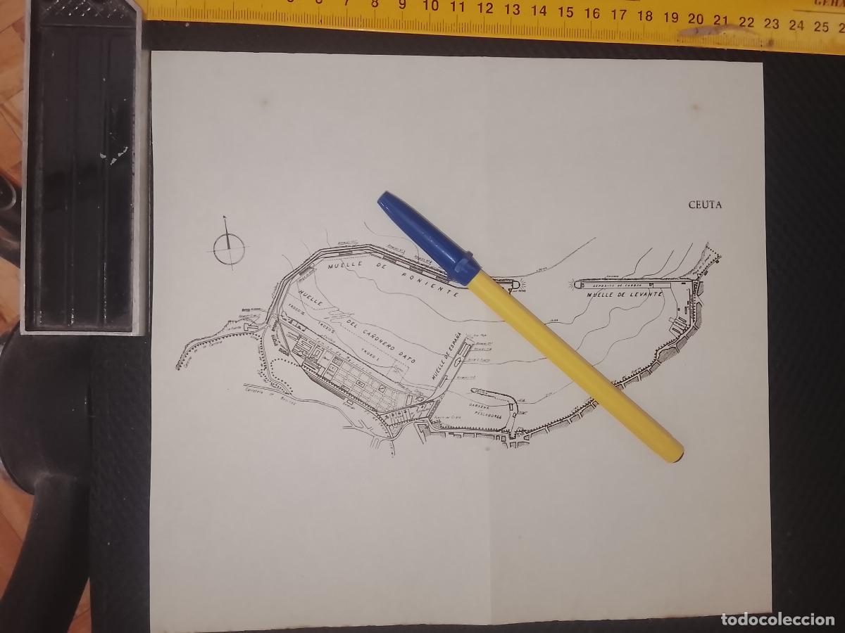 Mapas contempor&aacute;neos: PLANTILLA PLANO MAPA DESPLEGABLE MUELLE PUERTOS DE ESPA&Ntilde;A NAUTICA MARINA - CEUTA