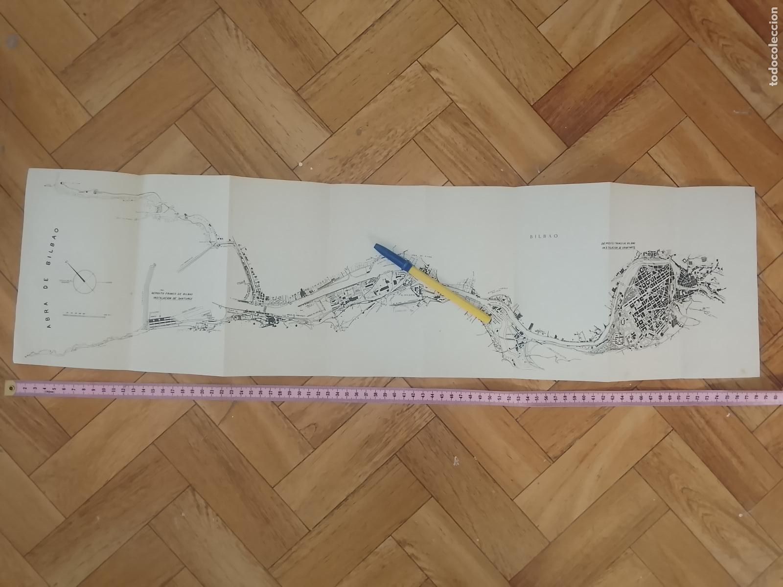 Mapas contempor&aacute;neos: PLANTILLA PLANO MAPA DESPLEGABLE MUELLE PUERTOS DE ESPA&Ntilde;A NAUTICA MARINA - BILBAO