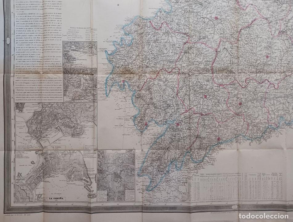 Mapas contempor&aacute;neos: Mapa de la provincia de la Coru&ntilde;a de 1865. - Foto 2