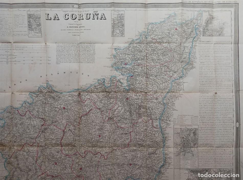 Mapas contempor&aacute;neos: Mapa de la provincia de la Coru&ntilde;a de 1865. - Foto 4